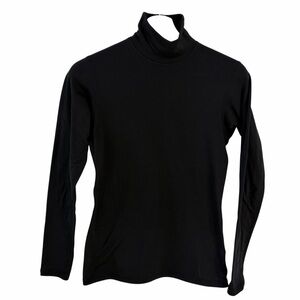 MEC Black Recycled Performance Turtleneck Base Layer Minimalist Outdoor s/p